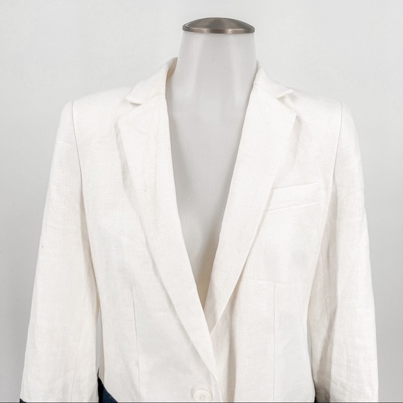 Michael Kors linen colorblock boy blazer - Picture 5 of 12